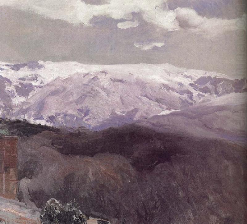 Joaquin Sorolla Sierra Nevada in winter china oil painting image